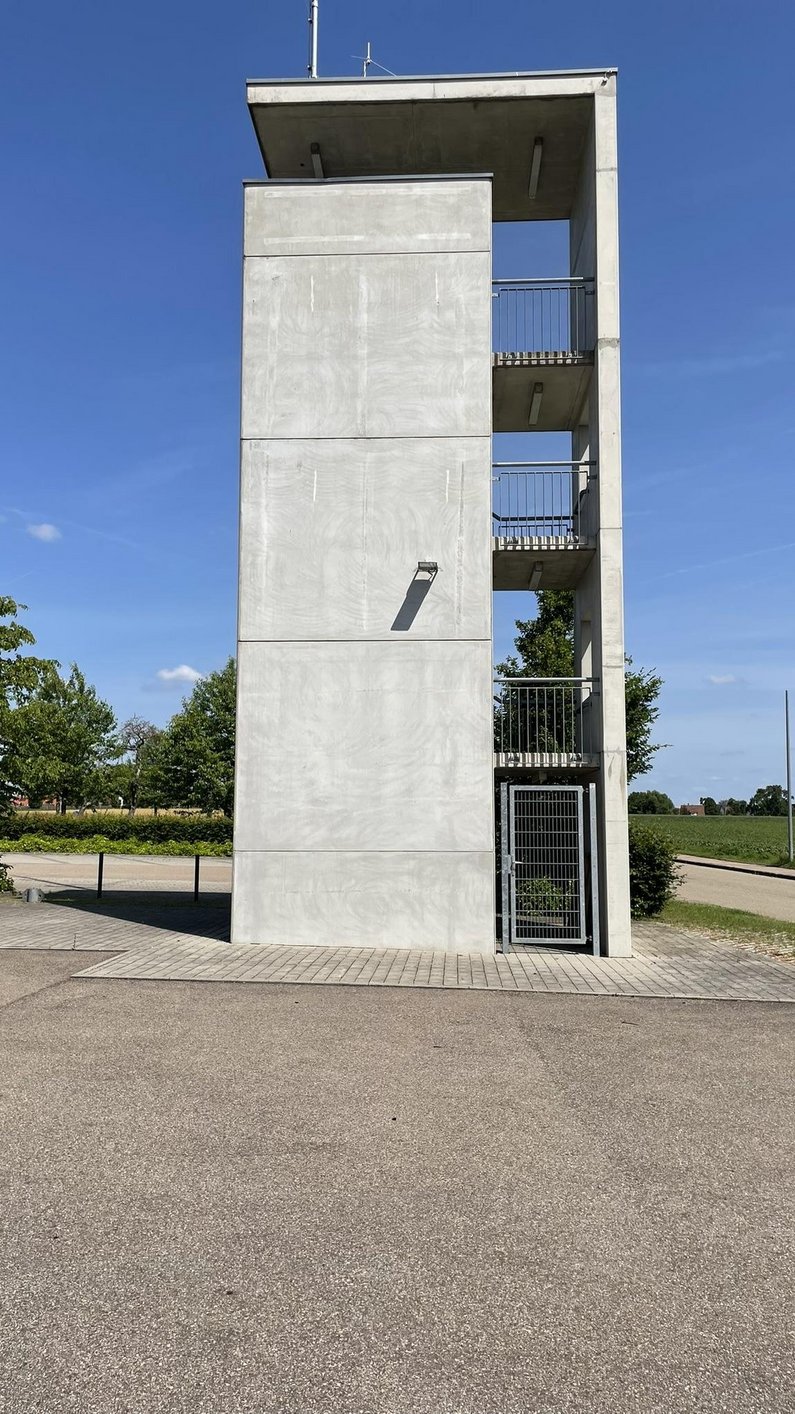 Bild zeigt den Übungsturm
